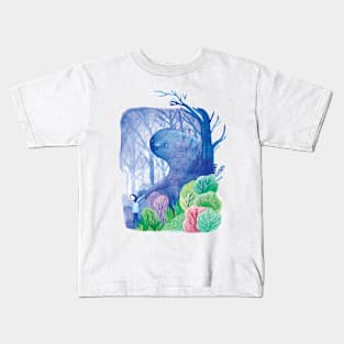 Blue monster Kids T-Shirt